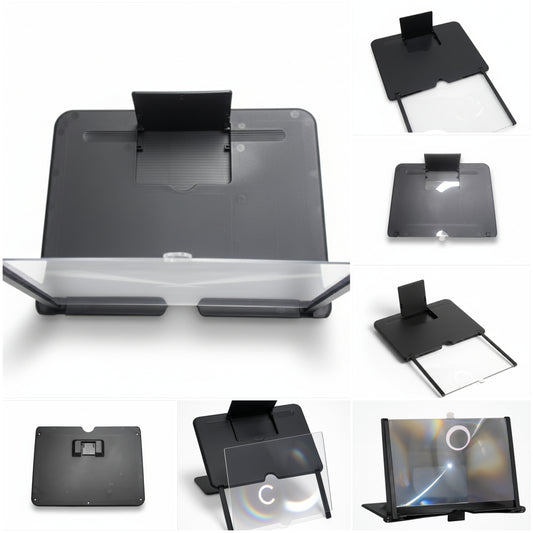 Mobile Screen Magnifier – 12 Inch 3D HD Phone Screen Enlarger for Movies, Videos & Gaming | Foldable Phone Projector Stand