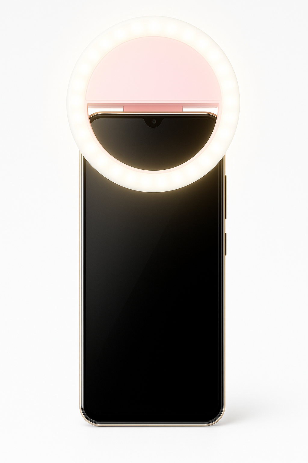 Clip-On Selfie Ring Light for Smartphone